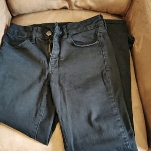 AE stretchy long black skinny jeans / jeggings